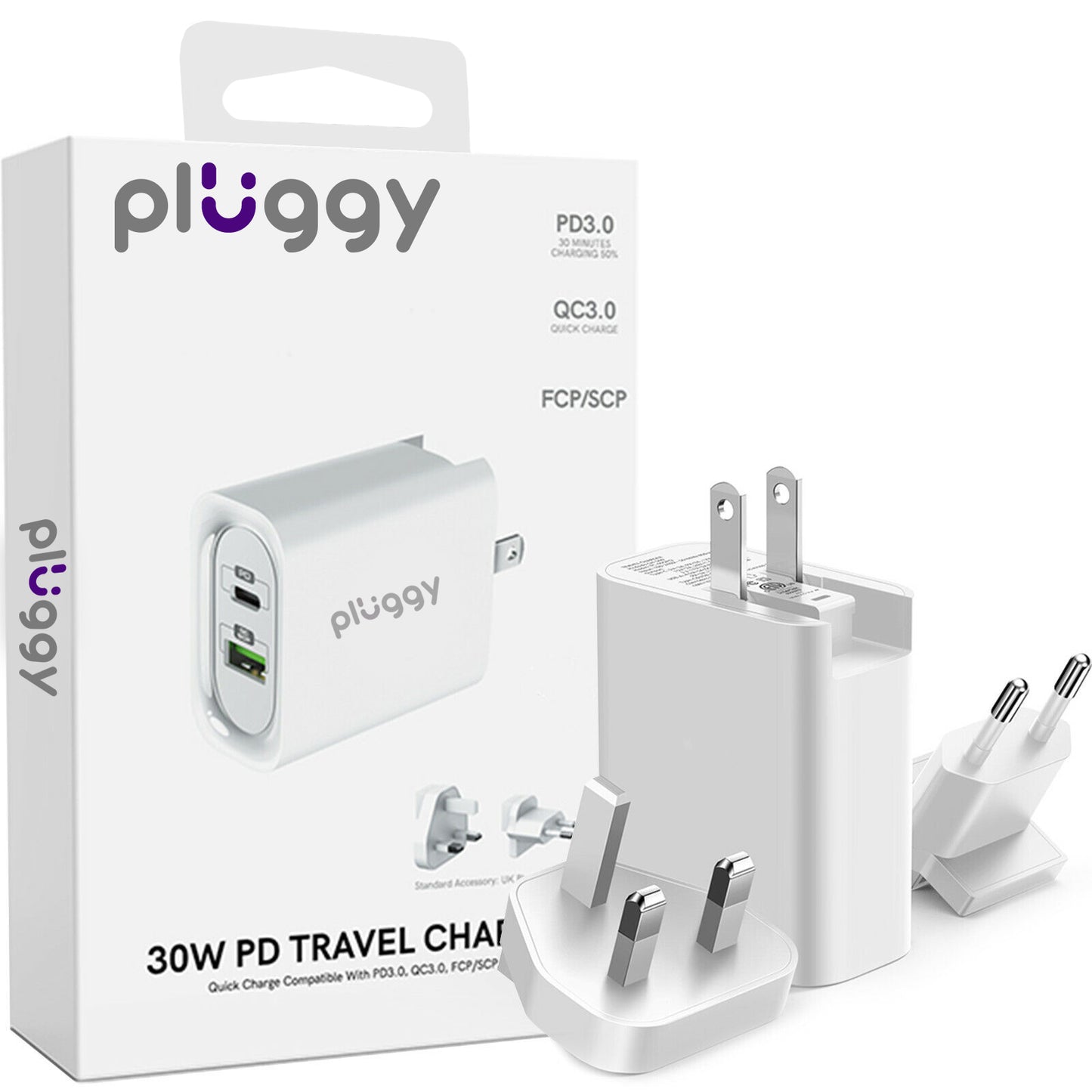 Pluggy 30W Fast Charger