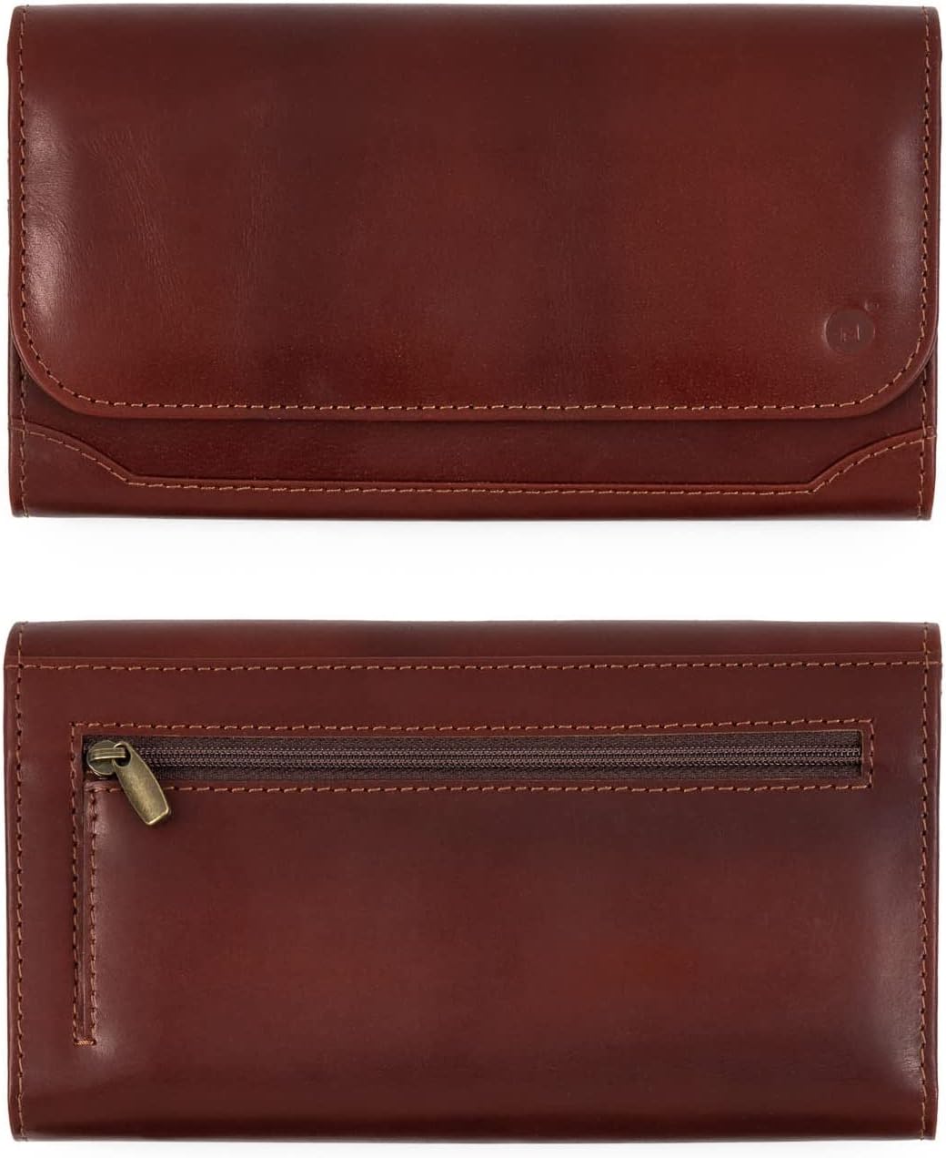 Leather Women's Wallet Brown