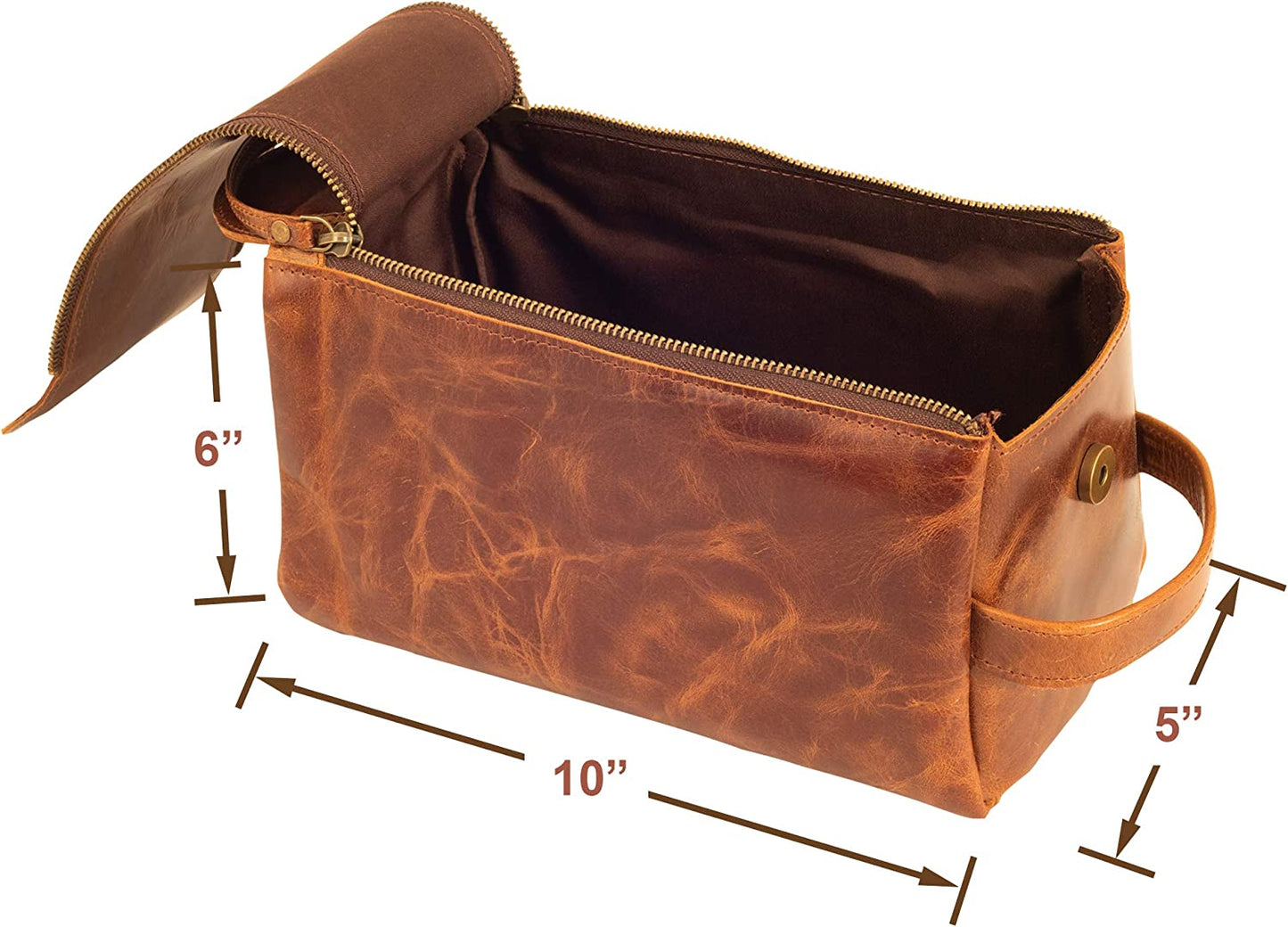 Leather Large Toiletry Bag