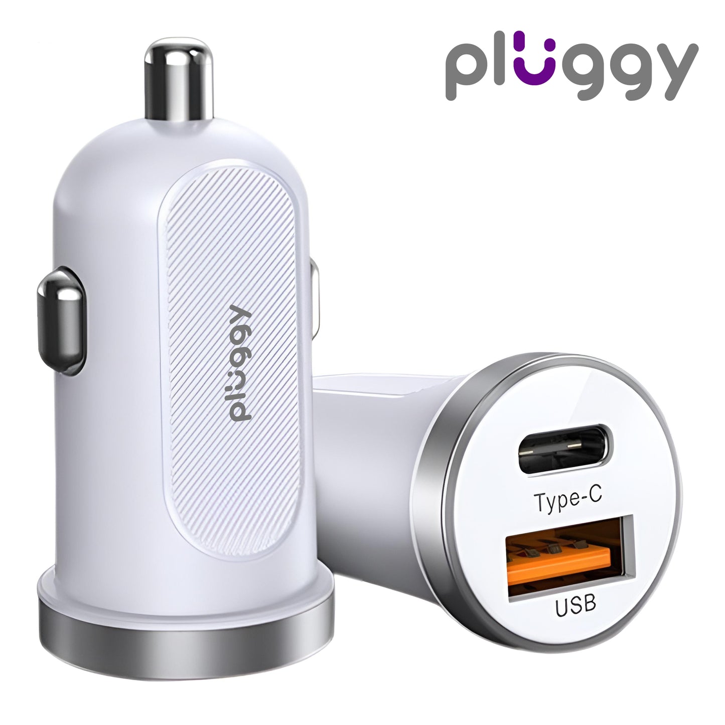 Pluggy 30W Fast Car Charger