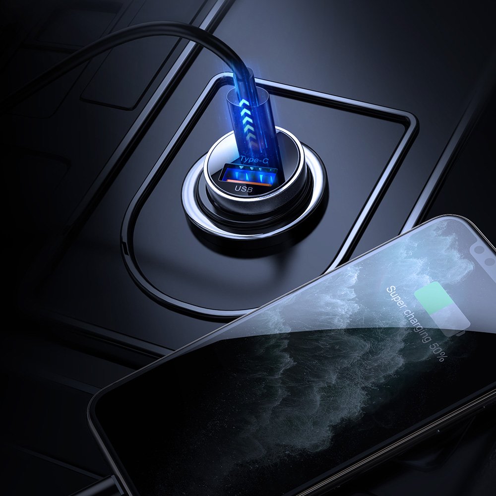 Pluggy 30W Fast Car Charger