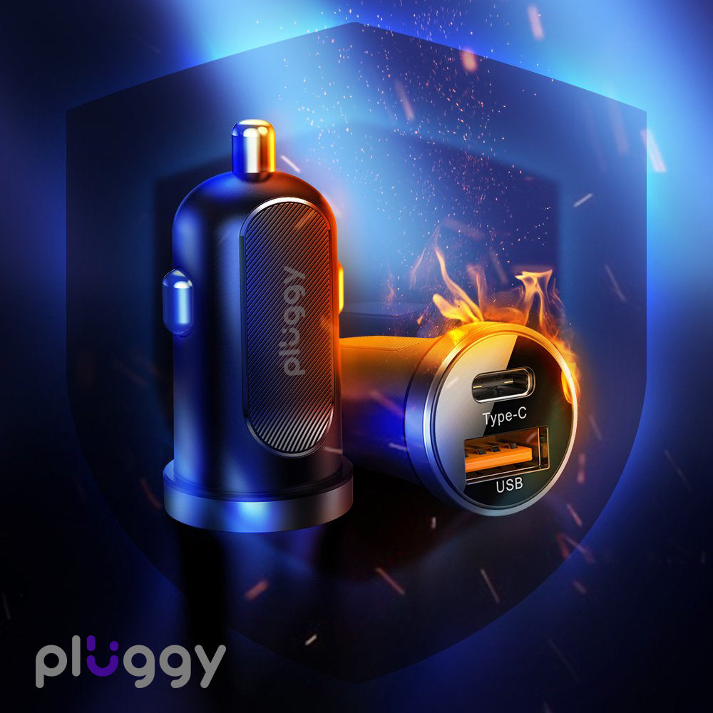 Pluggy 30W Fast Car Charger