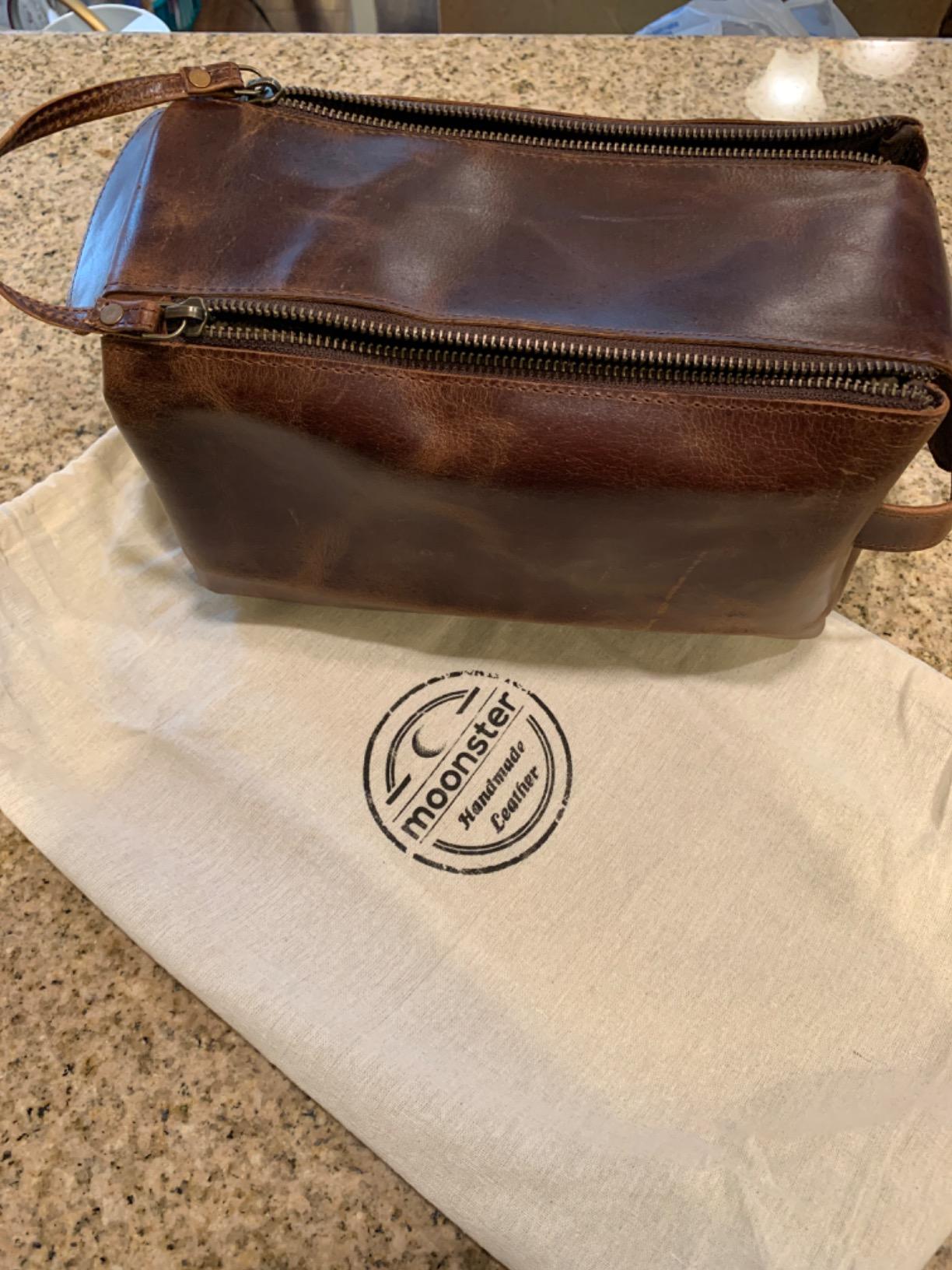 Leather Large Toiletry Bag