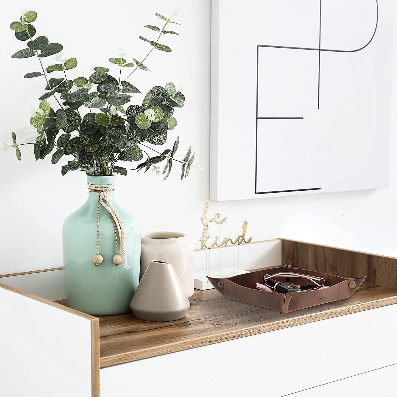 Leather Heart Tray