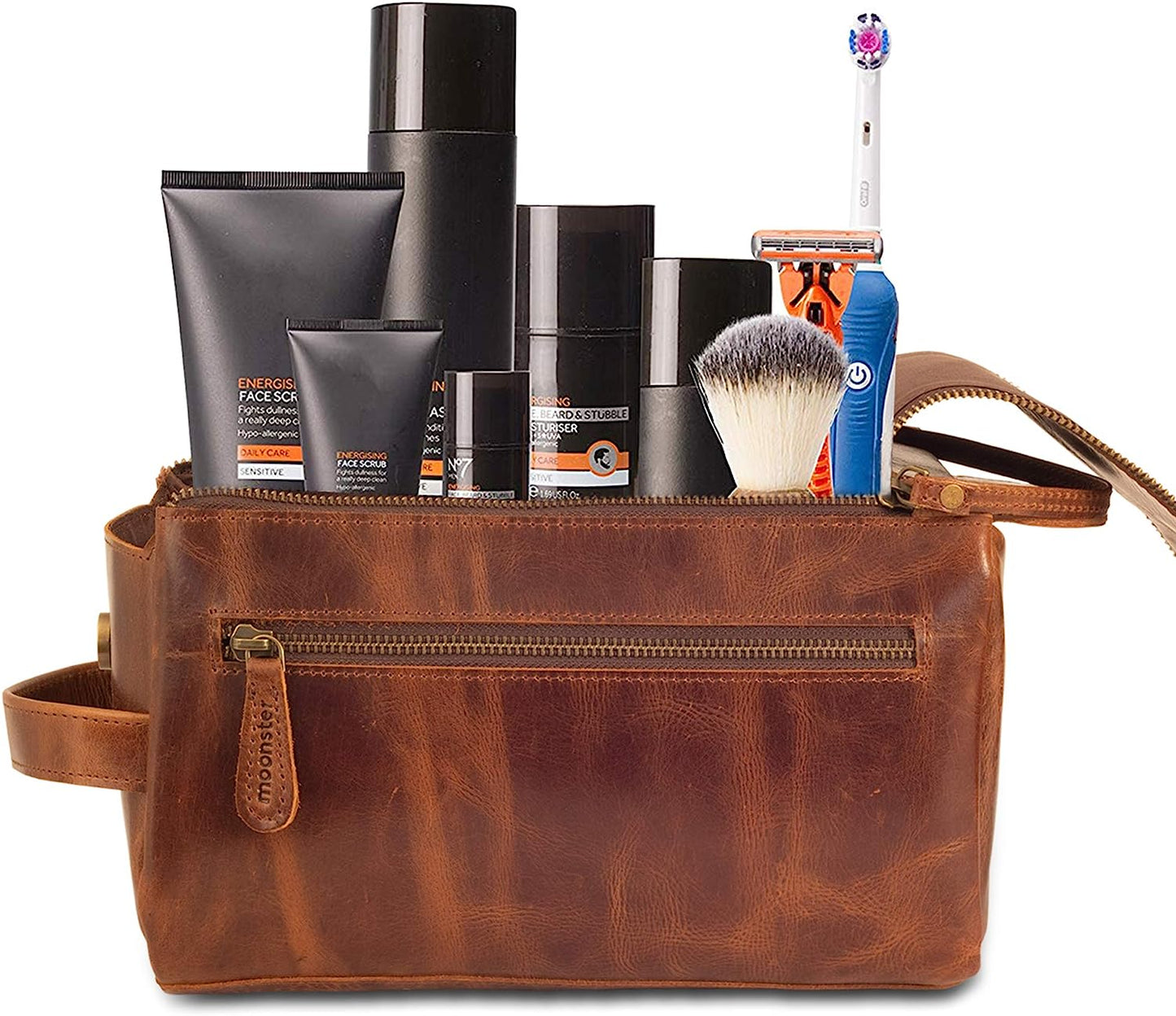 Leather Large Toiletry Bag