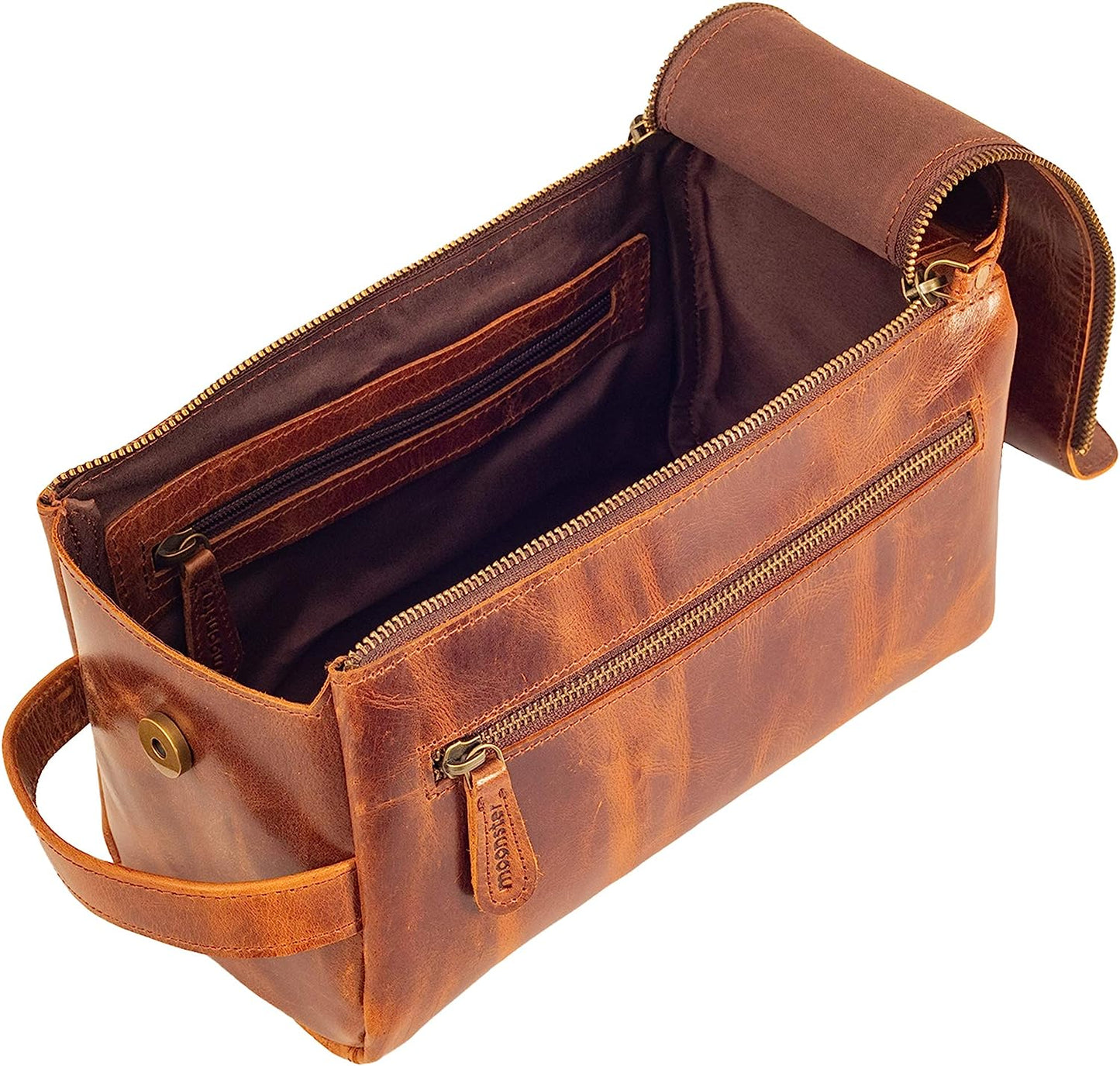 Leather Large Toiletry Bag