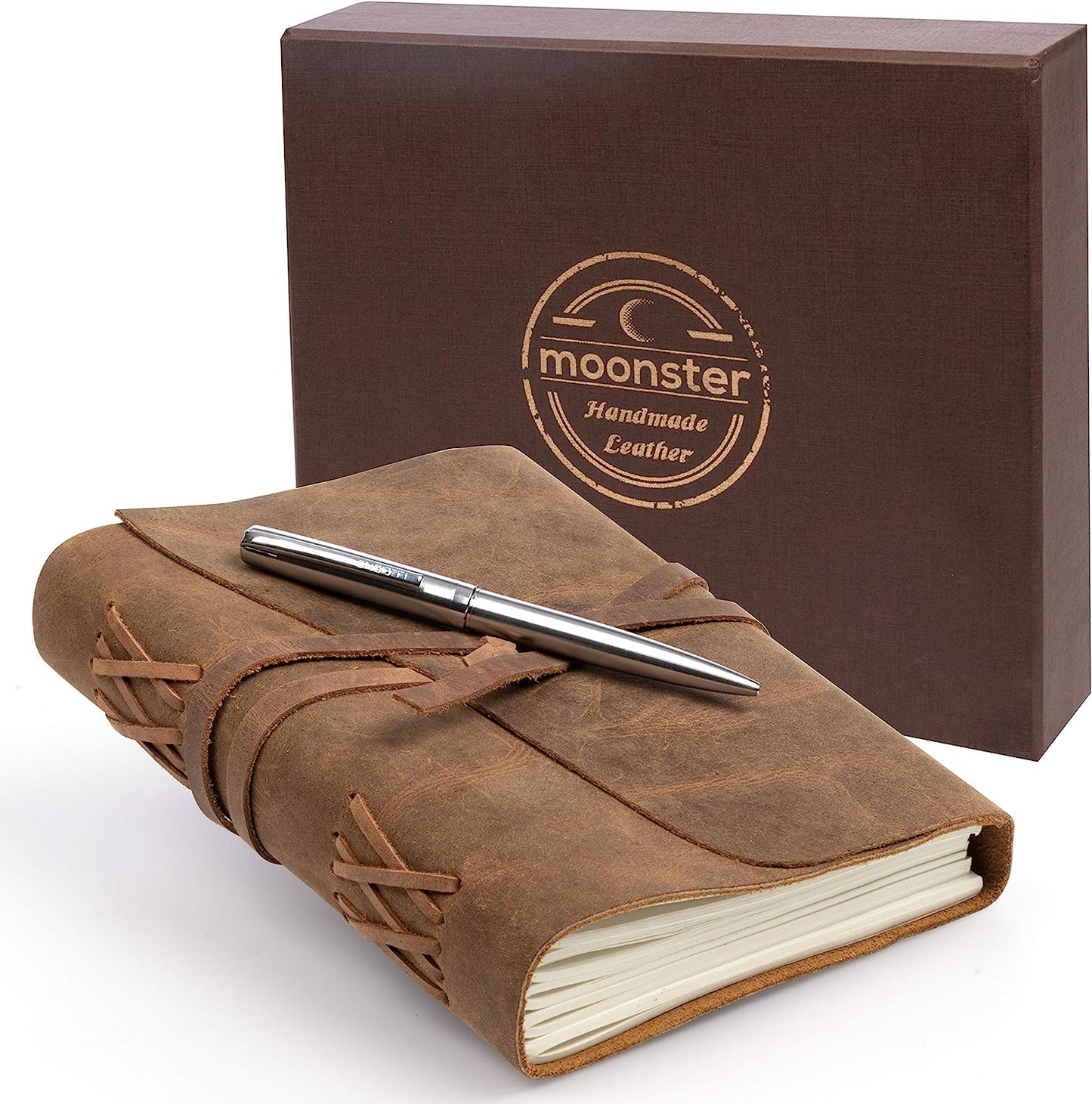 Leather Journal Gift Set 5"X7"