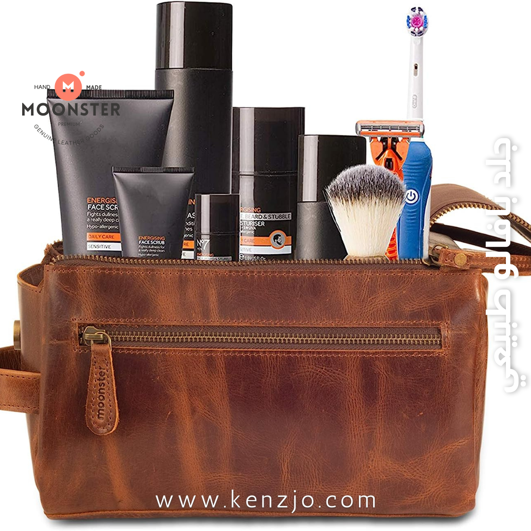 Leather Large Toiletry Bag
