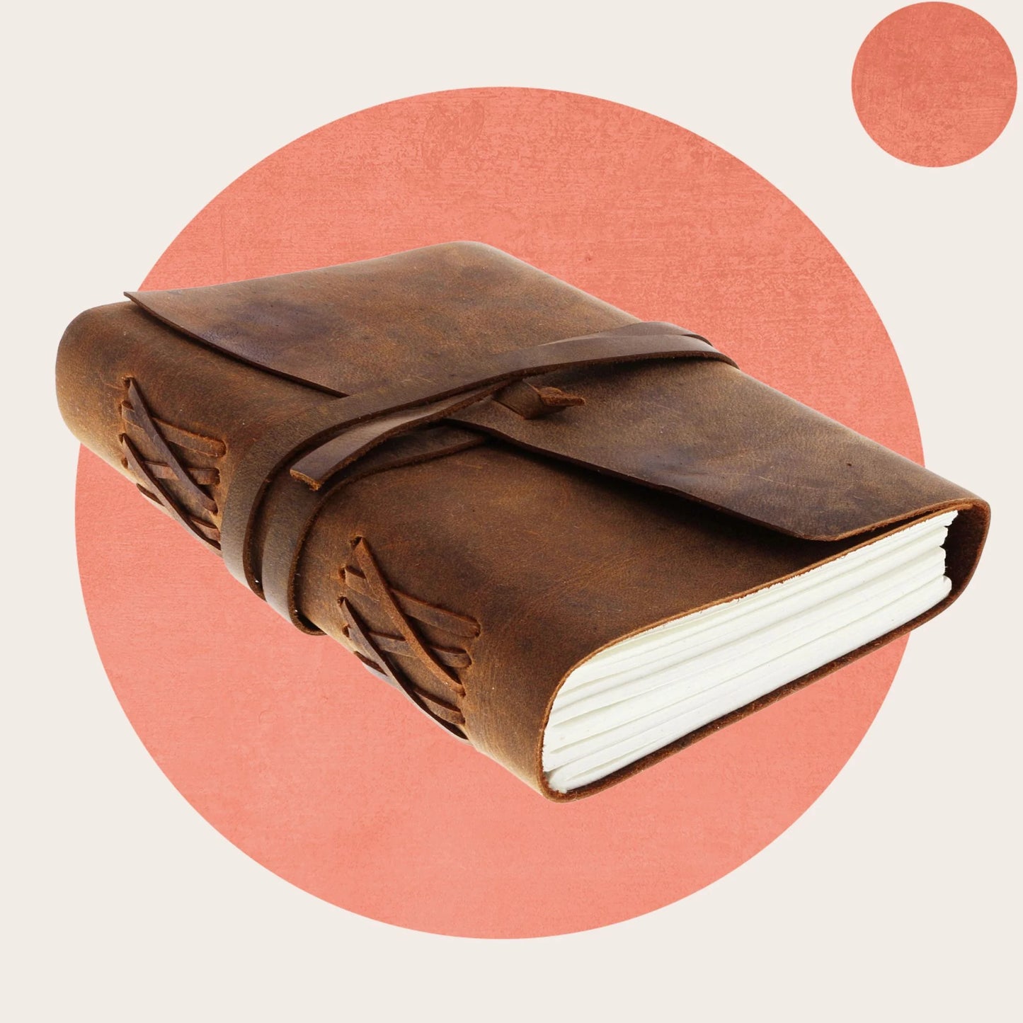 Leather Journal Gift Set 5"X7"