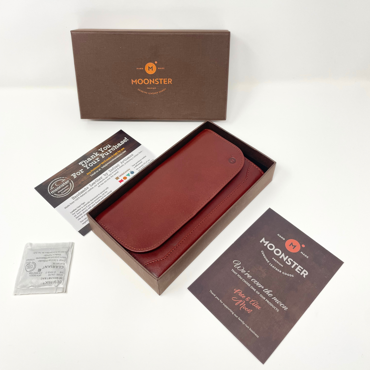 Leather Women's Wallet Brown