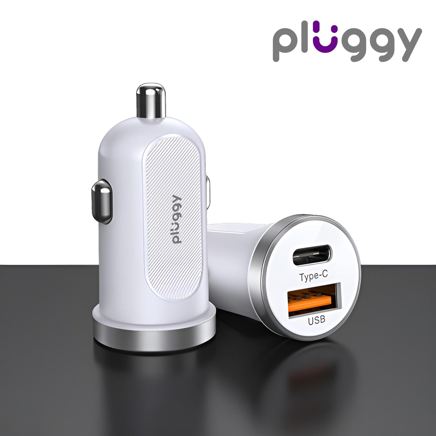 Pluggy 30W Fast Car Charger