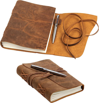 Leather Journal Gift Set 5"X7"